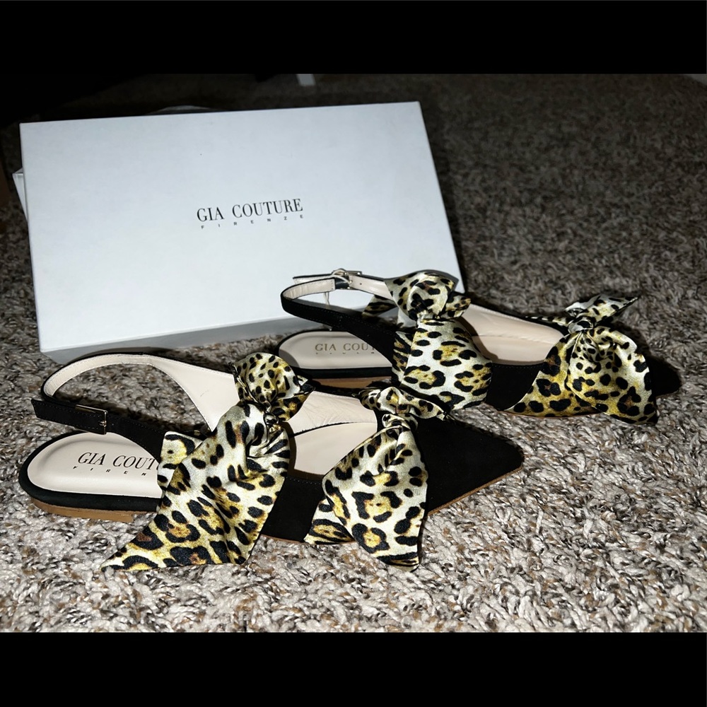 GIA COUTURE Eva Ballerina Flat Sandals